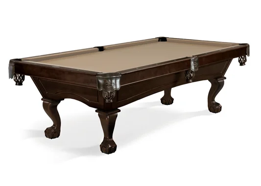 Allenton 8' Pool Table with Ball & Claw Leg